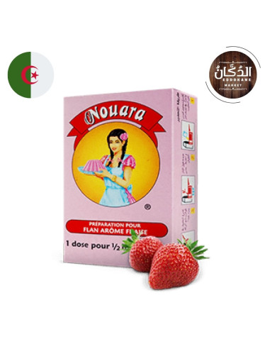 Flan Nouara Arome Fraise 50g