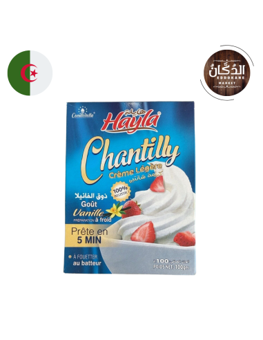 Crème Chantilly Gout Vanille 100g