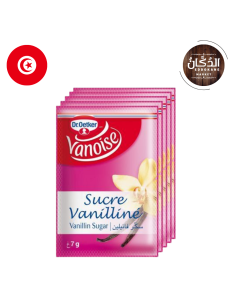 LOT de 5 Sachets Sucre Vanilliné Vanoise 40g