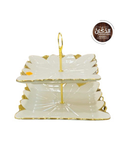 PRESENTOIR VERRE 2 ETAGES