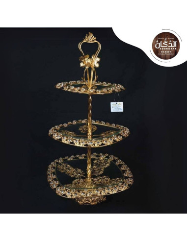 ETAGERE A GATEAUX GOLD