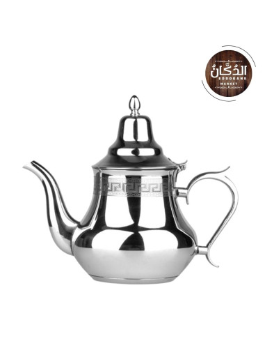 Théière Marocaine Inox Argentée de...