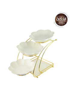 ETAGERE A BONBONS OR
