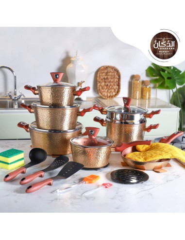 BATTERIE DE CUISINE CUIVRE 20PCS