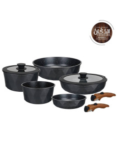 BATTERIE DE CUISINE BLACK TOUS FEUX