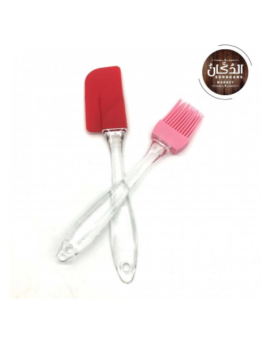 SPATULE ET PINCEAUX EN SILICONE